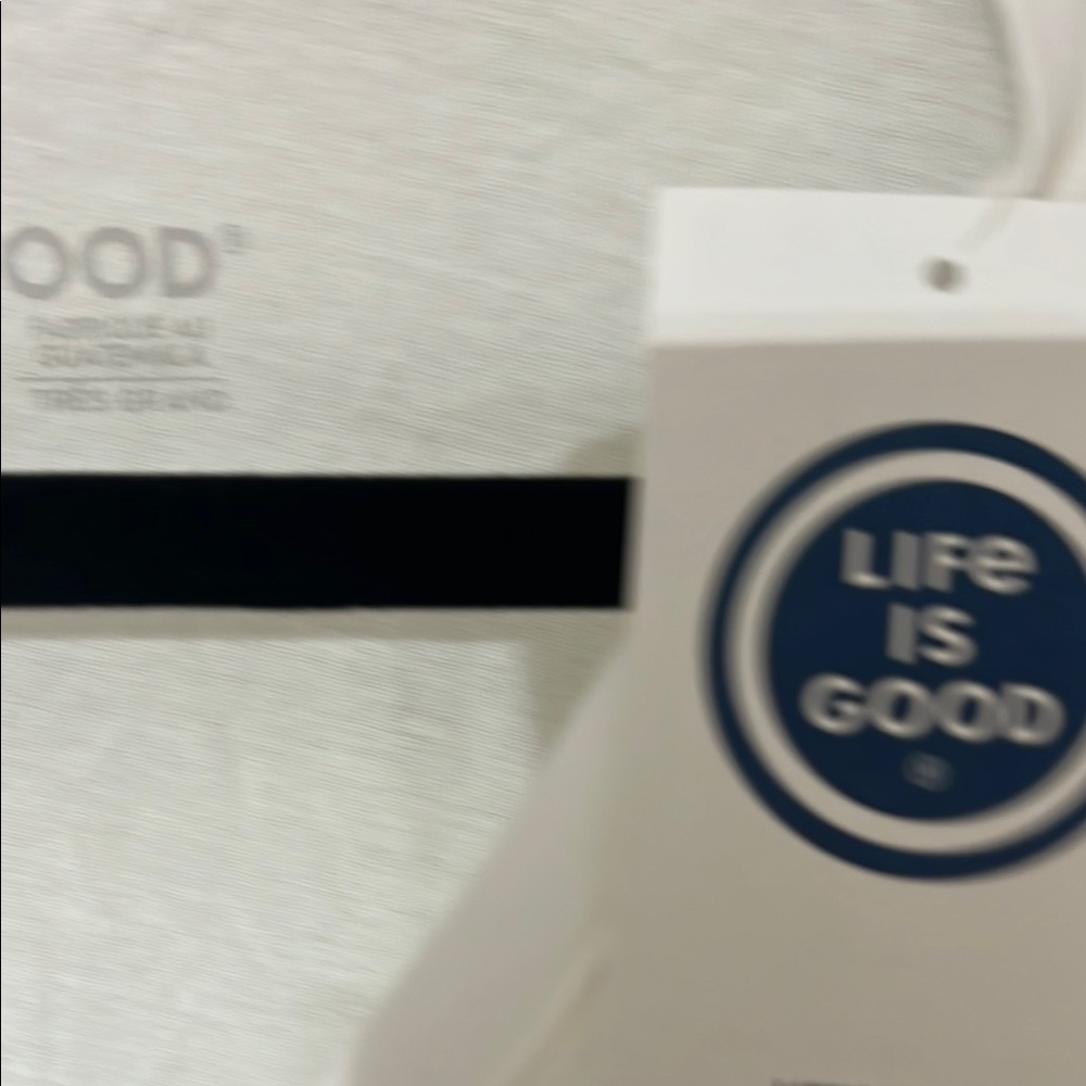 Life Is Good Blue Dog Silhouette T-Shirt - Picture 2 of 5